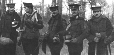 La tregua di Natale del 1914, pubblicata nel 1915 da English Photographer